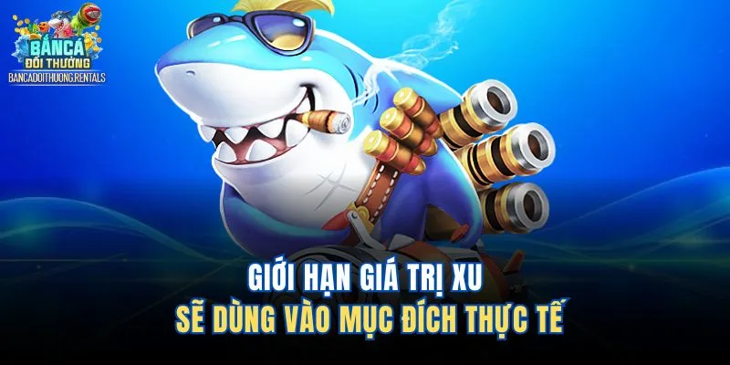 Giới hạn giá trị xu sẽ dùng vào mục đích thực tế